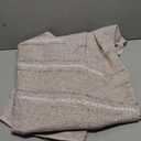 Monibana Rustic Oval Cotton Linen Tablecloths Embroidered Farmhouse Spring Table Cloths, Kitchen Dining Room Party Tablecloth Table Cover for Oval Tables 60 x 84 Inches, Coffee