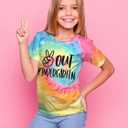 Kindergarten Graduation Shirt Girls Boys Tee Last Day of School Shirt | Kindergarten Graduation Shirt for Kids Girls Boys Peace Out Kindergarten Tee 2026 Last Day of School T-Shirt (Yellow)