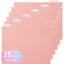 Extra Capacity Hanging File Folders,25 Pack Reinforced Letter Size Hanging Folders with Heavy Duty 2 Inch Expansion,Designed for Bulky Files,Medical Charts,Assorted Colors (2444U)