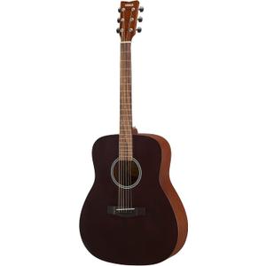 Yamaha F400 Acoustic Guitar for Beginners with Comfortable Scale Length and Spacing, Smoky Black Satin Finish 
