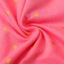 Toddler Girls Cotton Embroidery Applique Short Sleeve Dresses 2-7Y (Pink)