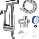 Stainless Steel Bidet Sprayer Kit - Easy Install Toilet Bidet Attachment for Personal Hygiene and Cleaning