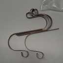 Christmas Stocking Holders for Mantle Set of 5, Lightweight Adjustable Christmas Stocking Holder Hooks Metal Fireplace Hanger for Christmas Party Decoration, Non-Slip Mantle Stocking Hooks(Silver)