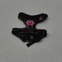 PoyPet No Pull Dog Harness, No Choke Front Lead Dog Reflective Harness, Adjustable Soft Padded Pet Vest with Easy Control Handle for Small to Large Dogs(Pink, Small)