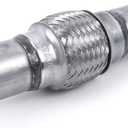 RP Remarkable Power, RK7530-1.75" x 4" Heavy Duty Stainless Steel Exhaust Flex Pipe 8" OL