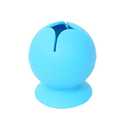 ARTopet Desktop Organizers Silicone Makeup Brush Holder Multipurpose Pen Holder Waste Diamond Collector Trash Can Storage Box for Brush, Art Supplies, Painting Brush and Craft-Circle Blue