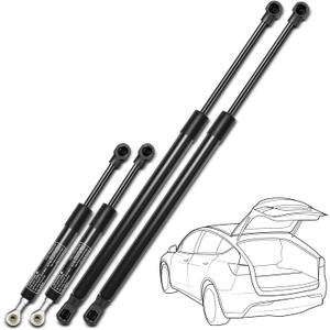 Set of 4 Rear Liftgate and Window Glass Lift Supports Struts Replacement for Nissan Armada 2005-2009 Infiniti QX56 2004-2010