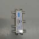 Coaxial Cable Splitter,Support 10-2602MHz,RG6 RG59 Coax Compatible,Work with MoCA2.5 and MoCA3.0, CATV, Satellite TV, Antenna, HDTV and High Speed Internet (6 Way Coaxial Cable Splitter)