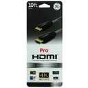 GE Universal Audio Extension Kit - White, 6 ft & GE Pro Premium 10' HDMI Cable with Ethernet 
