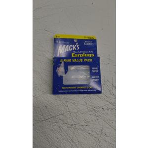 Mack's Pillow Soft Silicone Earplugs, Value Pack - The Original Moldable Silicone Putty Ear Plugs for Sleeping, Snoring, Swimming, Travel, Concerts and Studying, 6 Pair