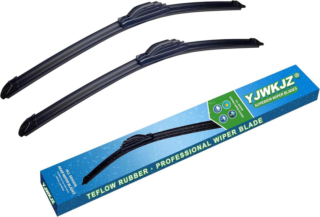 22"+22" Inch All Season Wiper Blades Replacement for 2015-2020 GMC Yukon, 2009-2022 Ford F-150, 2008-2022 Ford Expedition and 2015-2020 Chevy Tahoe Windshield Wiper Blades (Set of 2)