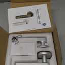 Fingerprint Door Lock, Biometric Lock with Keypad, Silver, Suitable for Home, Apartment, Office, Bedroom