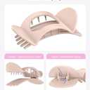 Flat Hair Clips for Women, 6 Pack Flat Claw Clip Non-Slip Grip For Thick Thin Hair, Comfortable Stylish Perfect for Everyday Styling Shopping (Multicolor)
