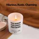 This Woman Can Candle Anything Womans Gifts Scented Candle Home Office Jar Candles Sage Floral Lavender Scent Soy Wax 9.5 oz
