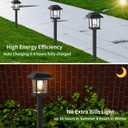 Greluna Solar Lights Outdoor,12 Pack 3000K Waterproof Auto On/Off Solar Pathway Lights for Your Garden, Landscape, Path, Yard, Patio, Driveway,Walkway Decor
