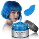 Blue Hair Spray Hair Color Wax 4.23 Ounces, Natural Disposable Hair Wax Color Spray, Kids Women Temporary Hair Color Dye Wax Clays Pomades for Christmas Parties, Role Playing, Cosplay, Halloween(Blue)