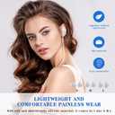 Sleep Headphones, Soft Earphones Wired for Sleeping, Sleep Earpbuds for Side Sleeping, in-Ear Headphones with Mic and Volume Control, Noise-Isolating, Travel, Relaxation (White) (10.8*9*2cm)