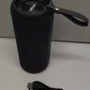 Ortizan Portable Bluetooth Speaker (2nd Gen), 40W powerful sound and deep bass, IPX7 waterproof, 30 hours of playtime, TWS for 2 speakers pairing for home, outdoor and travel  Electronics gift, Black