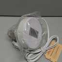 Touch Bedside Table Lamp - Modern Small Lamp for Bedroom Living Room Nightstand, Desk lamp with White Opal Glass Lamp Shade, Warm LED Bulb, 3 Way Dimmable, Simple Design (Non-USB)