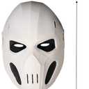 Halloween Taskmaster Mask,Realistic Cosplay Latex Masks for Men Women,Hero Movie Cosplay Costume Mask