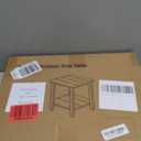 Apolimi Adirondack Outdoor Side Table, 2-Tier Sturdy Patio End Table Weather Resistant, 16.5" Solid Side Table for Patio, Pool, Porch