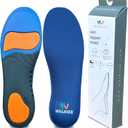 Walkize Arch Support Insoles Women - Plantar Fasciitis Relief, High Arch Support Shoe Inserts for Women & Men, EVA + Mesh Cloth Cushioning Foot Pain Relief Insoles - Small/38-40, 2-Pack