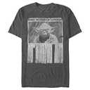 Star Wars Men's Regular Vintage Inspired Graphic Tees T-Shirt, Charcoal Heather, M