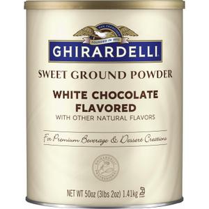 Ghirardelli Sweet Ground White Chocolate Flavor Powder, 3.12 lbs. (EXP 11/30/26)