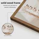 Framed 3D Textured Jesus The Last Supper Wall Art, Hand Drawn Sandstone Christian Wall Decor Painting, Leonardo da Vinci Jesus Religious Artwork Picture for Living Room Dining Room 12x16 Inch