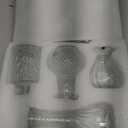 KJHL Set of 4 Small Glass Bud Vases for Flowers, Vintage Clear Small Flower Vases for Wedding CenterpiecesMini Bulk Vases for Floral Arrangements for Table Decor Home Decor