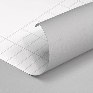 Yancorp 16"x120" Matte Light Gray Contact Papaer Peel and Stick Wallpaper Vinyl Wrap Countertop Wallpapers Waterproof for Cabinets Drawers Bedroom Kitchen Self-Adhesive Wallpaper (16" x 120")