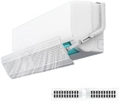 DDongdongqiang Adjustable AC Air Flow Deflector, Air Conditioner Deflector, Mini Split Vent Deflector, Anti-Direct Blowing Shield for Wall-Mounted Air Conditioners