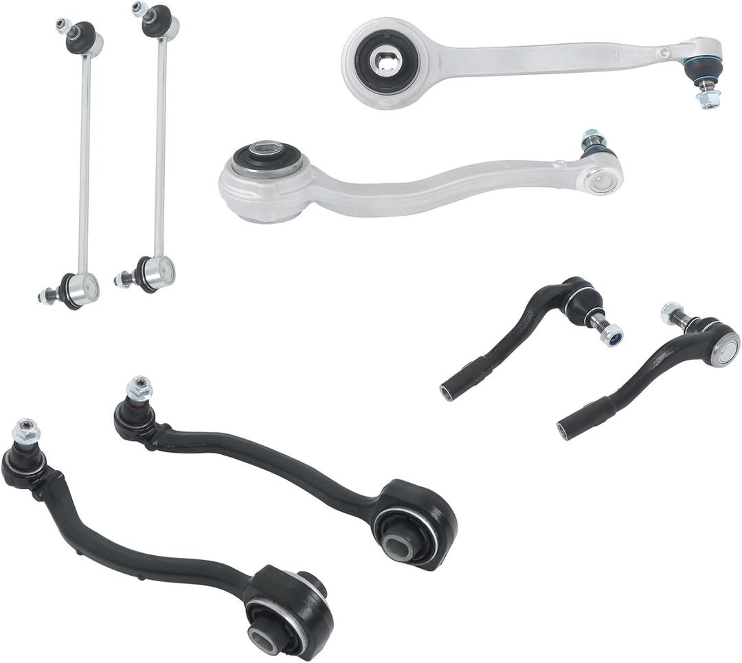 labwork 8Pcs Front Suspension Kit Upper Lower Rearward Control Arm 2033300111 2033300211 Replacement for Mercedes-Benz C230 C240 C280 C320 C350 2001-2009