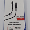 ZGEAR Metal Housing For USB C 10 Foot Braided Sync & Change Cable