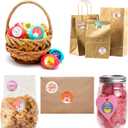 Partywind 2000 PCS Easter Stickers for Kids, Happy Easter Stickers Bulk with Rabbit/Eggs/Chick for Spring Party Decorations Supplies, Easter Basket Goodie Bag Stuffers for Children (4 Rolls)