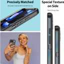 Jiunai for Google Pixel 9 Pro Case Pixel 9 Case Heavy Duty Port Protection Shockproof Dual Layer Tough Dust Proof Rugged Protective Cover Phone Case for Google Pixel 9 Pixel 9 Pro 5G 6.3 2024 Black