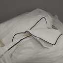 Richtry Goose Feather Down Fiber Comforter Queen Size, Fluffy Cotton Quilted White Duvet Insert, Ultra-Soft, Breathable, Luxury Bedding Comforter All Season Medium Warmth with Corner Tabs, 90x 90Inch
