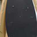 Creative Co-Op Coastal Decorative Surfboard Wall Dcor, Wave Design Overlaid On Natural Wood, Hangs Vertical or Horizontal