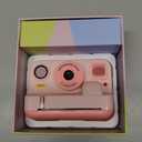 Instant Print Camera for Kids, App Printing, 1080P Video, Dual-Lens Selfie Digital Camera with 32G SD, Christmas Birthday Gifts for Girls Boys 4 5 6 7 8 9 10 11 12 Year Old, Portable Toddler Toy (Pink)