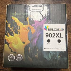 902XL Ink Cartridges 4 Combo Pack Compatible for Hp Printers, 902XL 902 XL Ink for OfficeJet 6950 6960 6960 6970 Series(Black, Cyan/Magenta/Yellow)