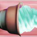 Stylish Medium-Sized 10.66.3 Inch Metal Rolling Tray with Round Edges Ideal Gift (Cream)