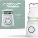 Momcozy Portable Travel Bottle Warmer Double Leakproof Fast Heating with Temperature Control USB Rechargeable for Philips Avent Tommee Tippee Comotomo MAM Dr. Brown