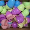 OCTERIC 120Pcs Easter Eggs, 2.3" Fillable Pastel Colors Plastic Easter Eggs Empty for Easter Hunt, Easter Basket Stuffers, Party Favor, Classroom Prize Supplies