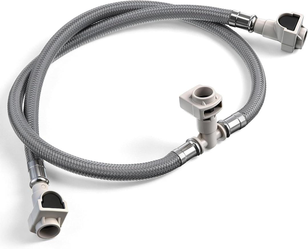Enhon 1 Pack Replacement Hose Kit Compatible with Moen 114299 113016, Widespread Bathroom Sink Faucet Replacement Hose Kit Compatible with Duralock Connections, Easy No Tool Installation, Leakproof