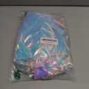 Iridescent Star Balloons, 9Pcs 18Inch Transparent Crystal Star Foil Balloon, Gradient Iridescent Pink Purple Green Pentagram Balloon for Princess Birthday Wedding Easter Party Decoration Mermaid Theme