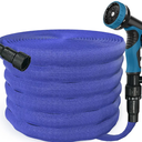 75FT Garden Hose, Water Hose, SPUAE Elastic Garden Hose with 3/4" Fittings, Triple-layer Core, Garden Hose Useful House Gifts for Outdoor Lawn Car Watering Plants