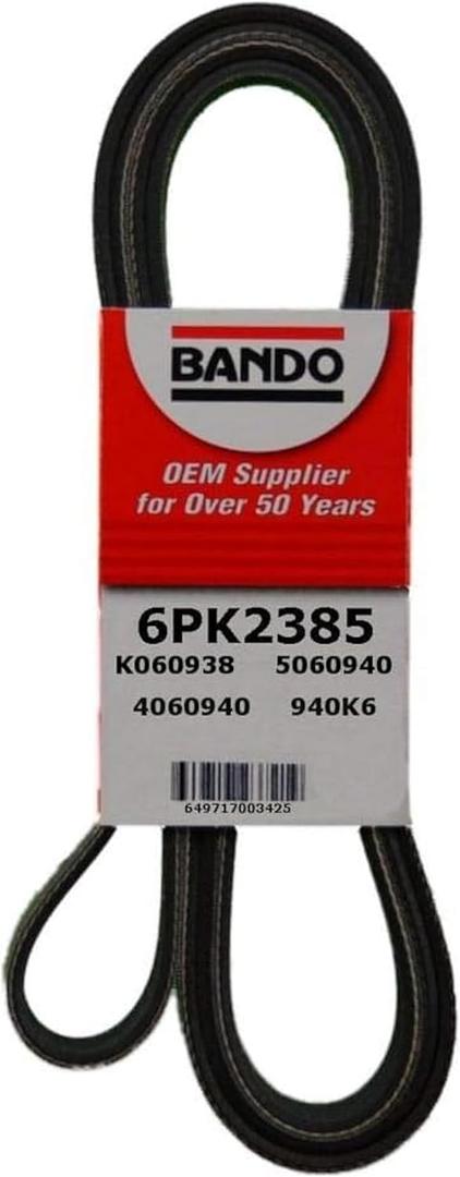 Bando USA 6PK2385 OEM Quality Serpentine Belt