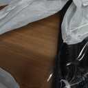 Small Round Side Table - 3-Tier Oval Accent Table for Small Spaces, Rustic Wood and Metal Couch End Table, Nightstand for Bedroom or End Table Living Room, Easy to Assemble, Rustic Walnut (1-Pack)