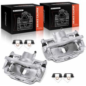 A-Premium Disc Brake Caliper Assembly with Bracket Compatible with Select Honda Models - Civic 2012 2013 2014 2015, L4 1.8L - Front Driver and Passenger Side, 2-PC Set