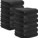 Moving Blankets 72"x80" 12 pack, (45 lb/dz weight), Heavy Duty Moving Blanket, Deluxe Quality Padded Packing Blankets for Furniture Shipping and storage, Black (12 Deluxe Black Blankets 45 lbs/Dozen)